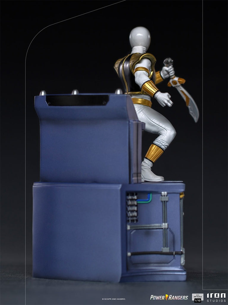 Estátua White Ranger - Mighty Morphin Power Rangers - BDS Art Scale 1/10 - Iron Studios