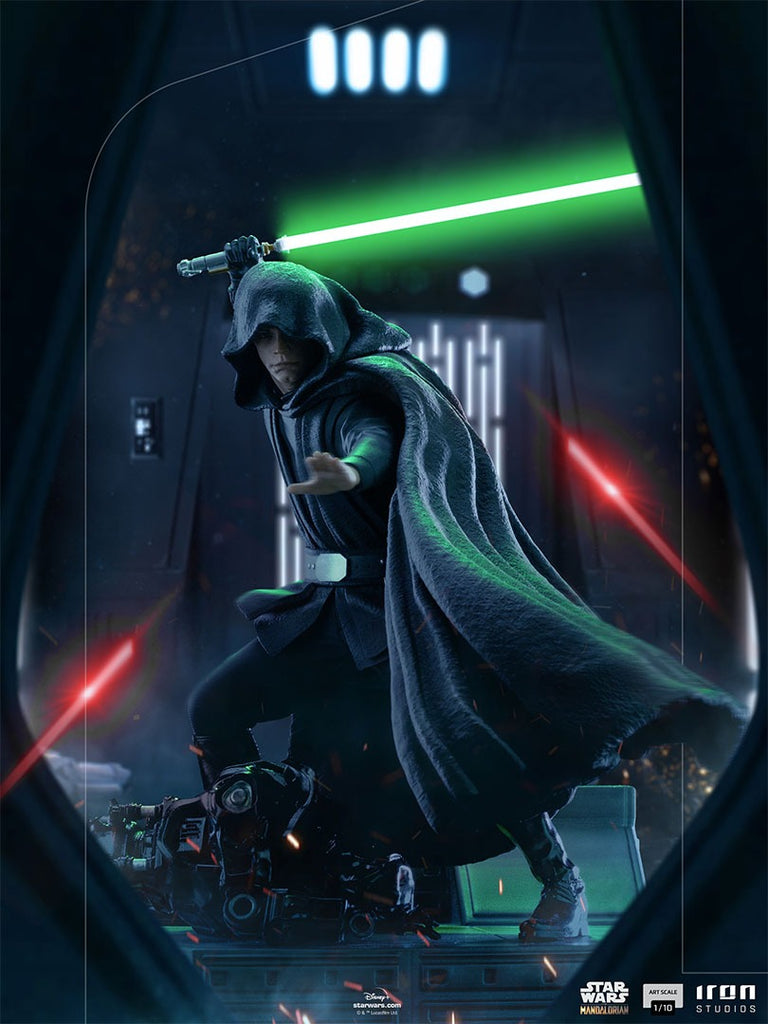 Estátua Luke Skywalker Combat Ver. - The Mandalorian - Art Scale 1/10 - Iron Studios