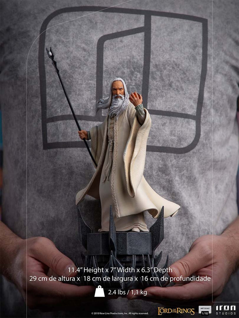 Estátua Saruman - O Senhor dos Anéis - BDS Art Scale 1/10 - Iron Studios