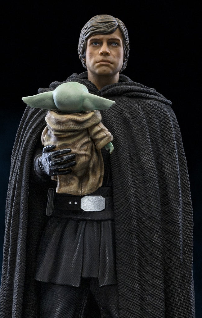 Estátua Luke Skywalker and Grogu - The Mandalorian - Art Scale 1/10 - Iron Studios
