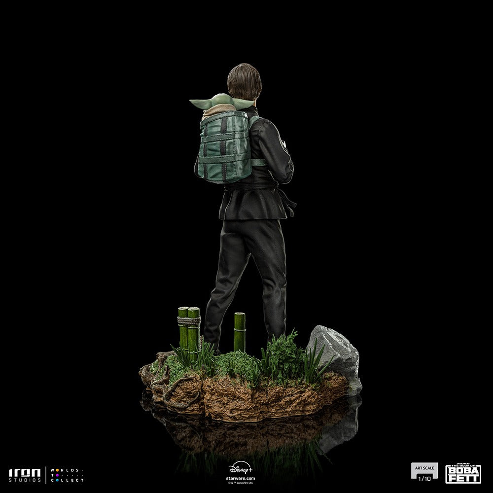 Estátua Luke Skywalker and Grogu Training Ver. - Book of Boba Fett - Art Scale 1/10 - Iron Studios