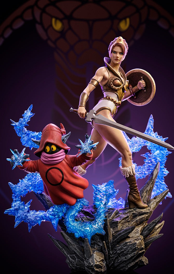 Estátua Teela e Gorpo Deluxe - He-man e os Mestres do Universo