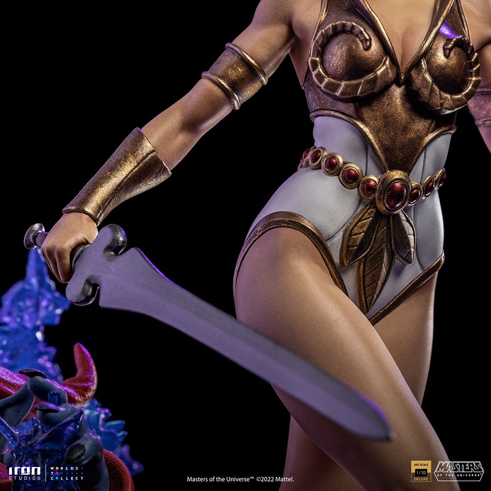 Estátua Teela e Gorpo Deluxe - He-man e os Mestres do Universo - Art Scale 1/10 - Iron Studios