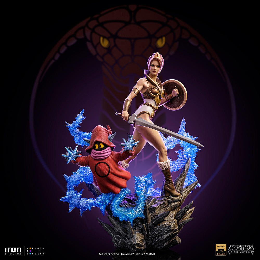 Estátua Teela e Gorpo Deluxe - He-man e os Mestres do Universo - Art Scale 1/10 - Iron Studios