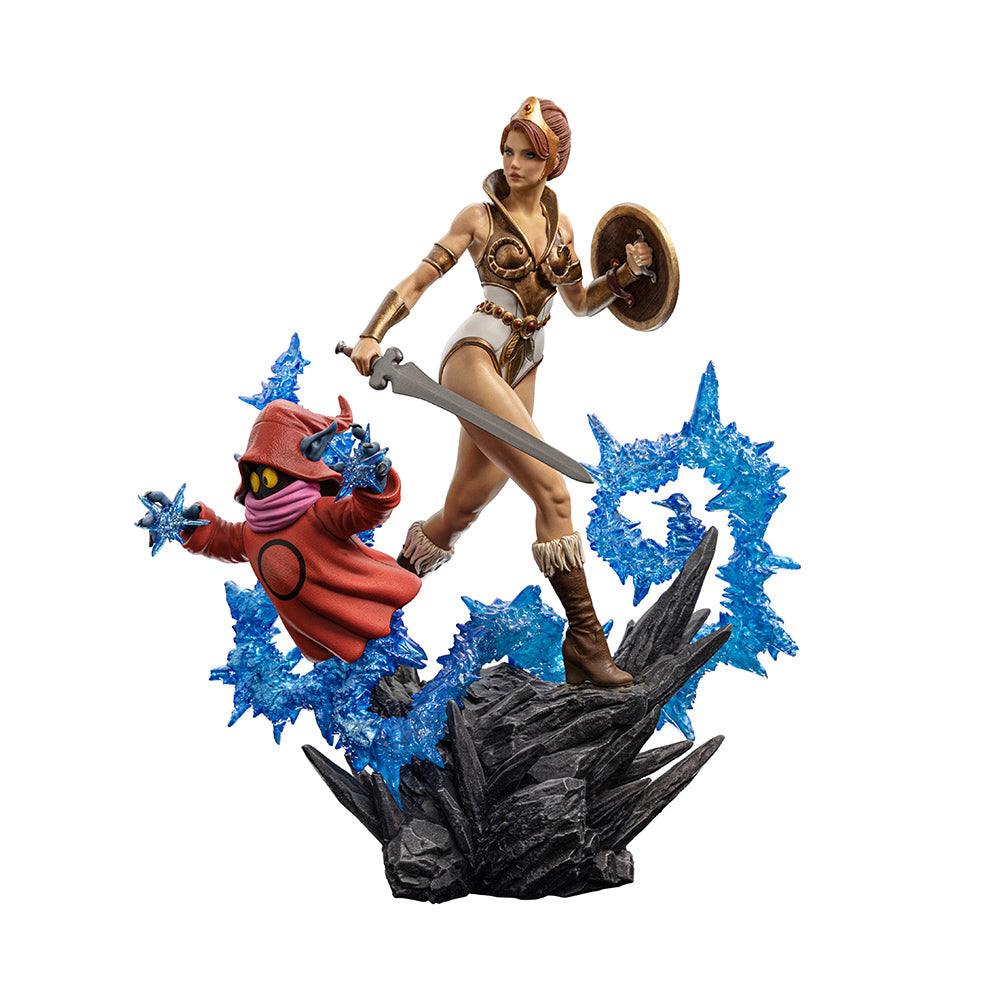 Estátua Teela e Gorpo Deluxe - He-man e os Mestres do Universo - Art Scale 1/10 - Iron Studios