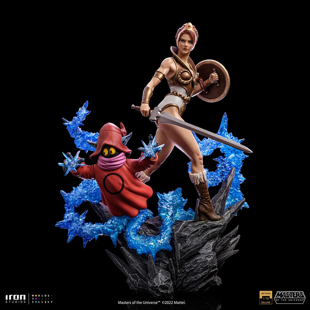 Estátua Teela e Gorpo Deluxe - He-man e os Mestres do Universo - Art Scale 1/10 - Iron Studios