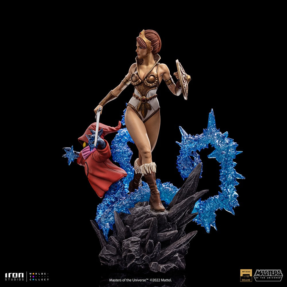 Estátua Teela e Gorpo Deluxe - He-man e os Mestres do Universo - Art Scale 1/10 - Iron Studios