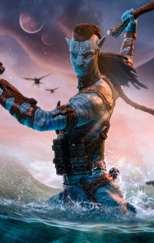 Estátua Jake Sully - Avatar 2 - Art Scale 1/10 - Iron Studios