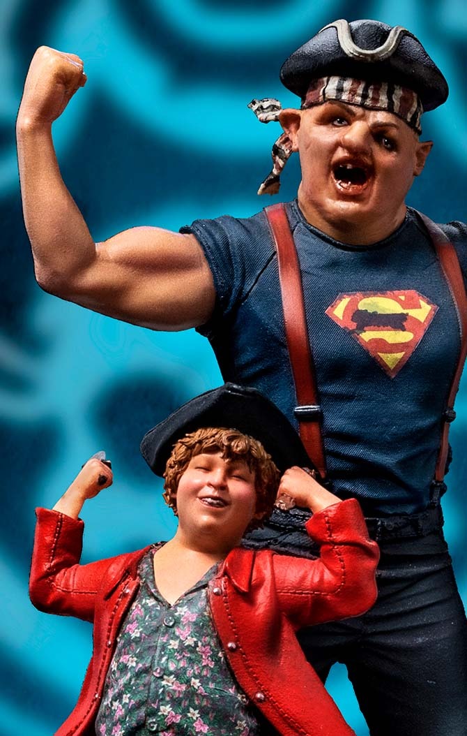 Estátua Sloth e Gordo - Os Goonies - Art Scale 1/10 - Iron Studios