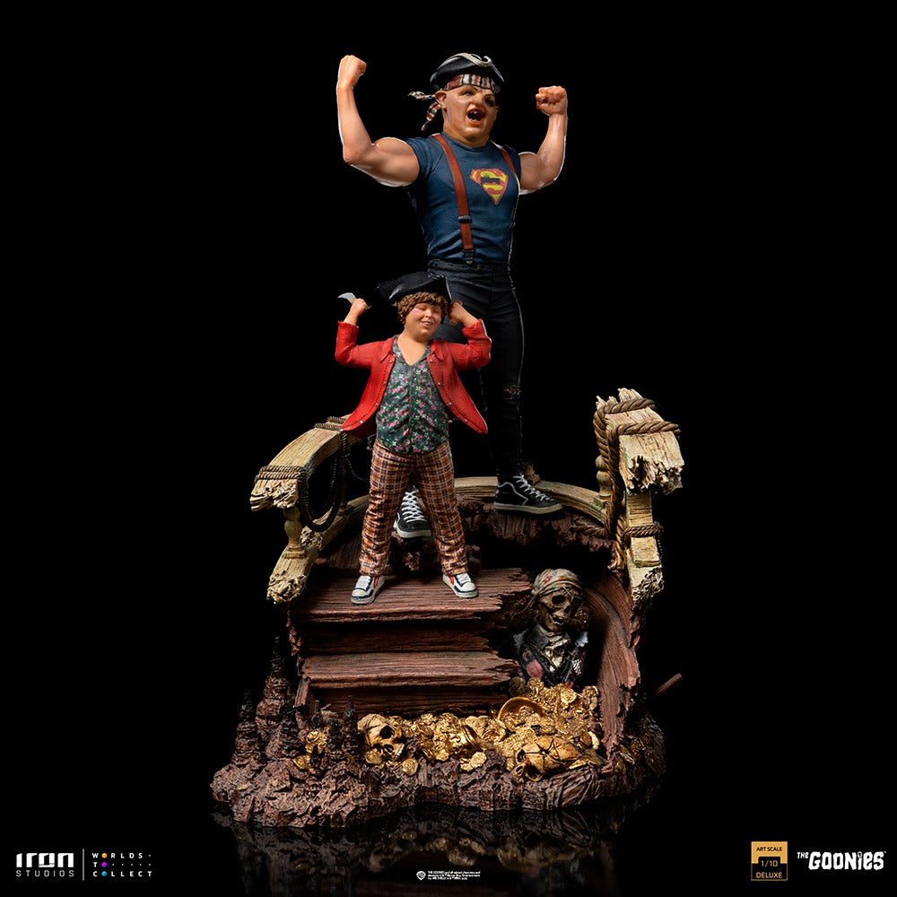 Estátua Sloth e Gordo Deluxe - Os Goonies - Art Scale 1/10 - Iron Studios
