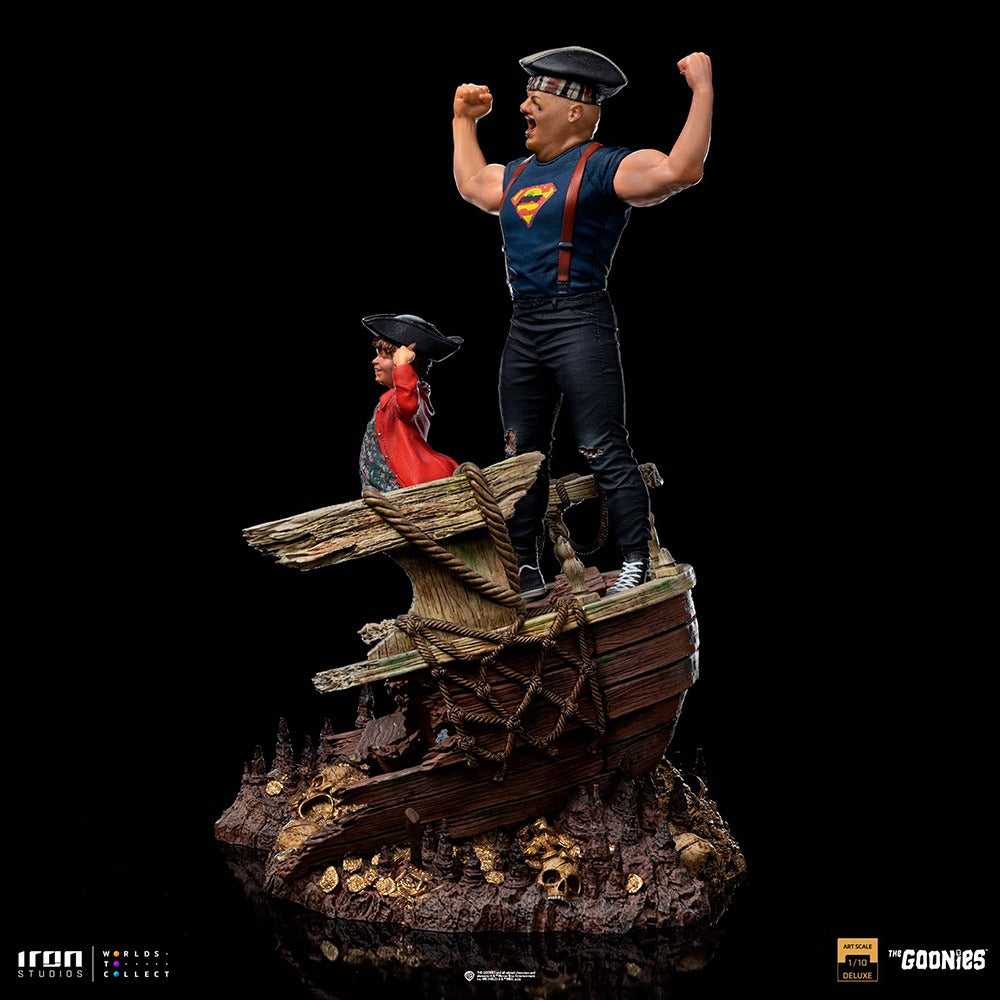 Estátua Sloth e Gordo Deluxe - Os Goonies - Art Scale 1/10 - Iron Studios