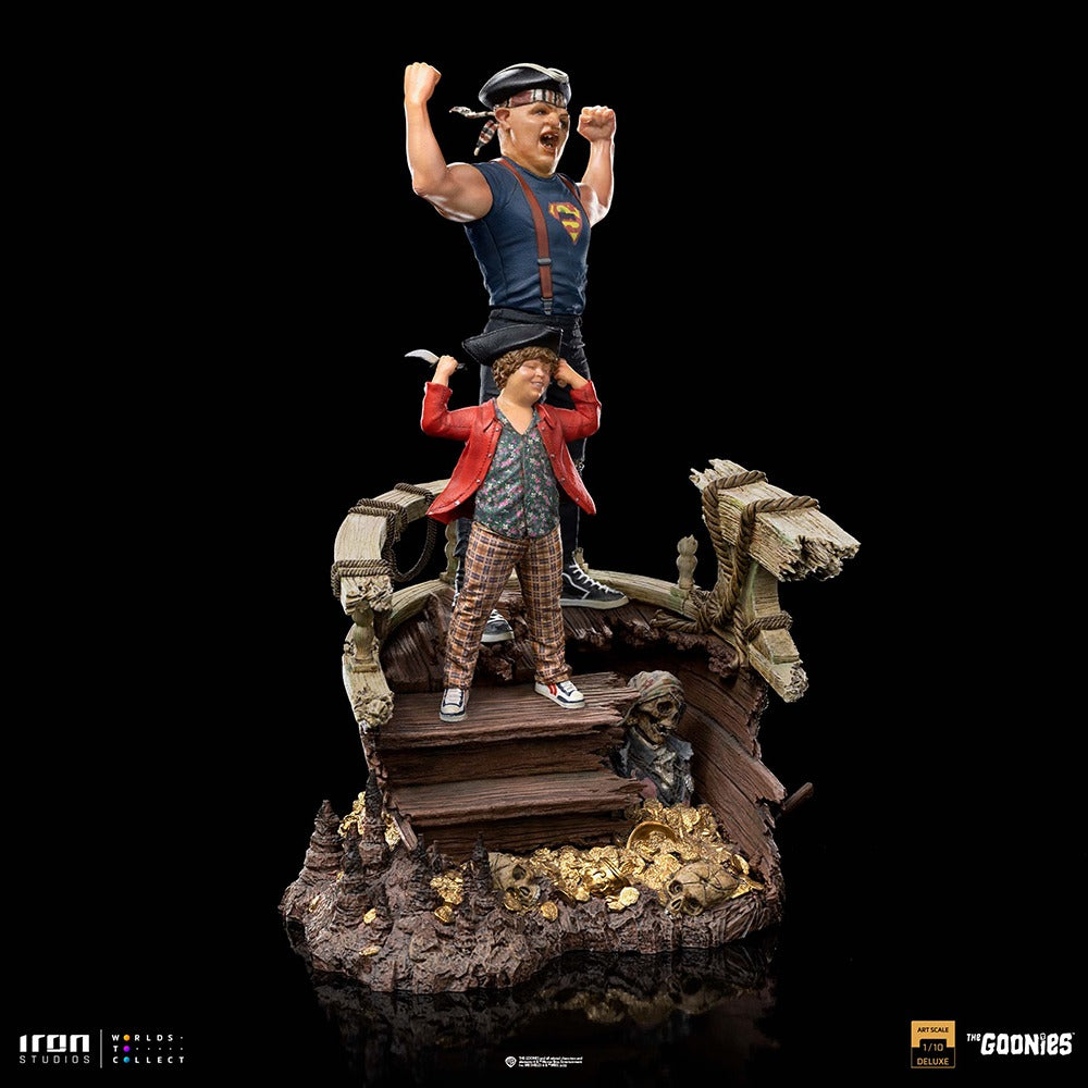 Estátua Sloth e Gordo Deluxe - Os Goonies - Art Scale 1/10 - Iron Studios