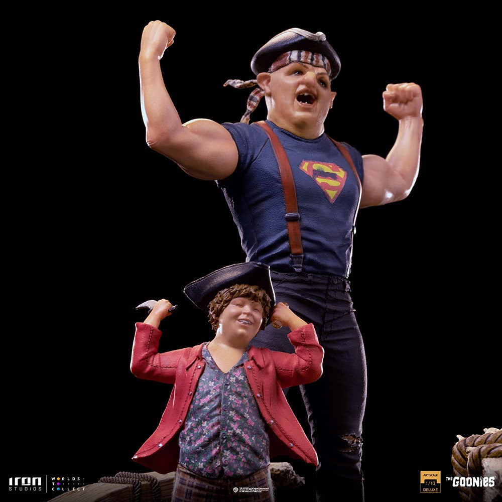 Estátua Sloth e Gordo Deluxe - Os Goonies - Art Scale 1/10 - Iron Studios