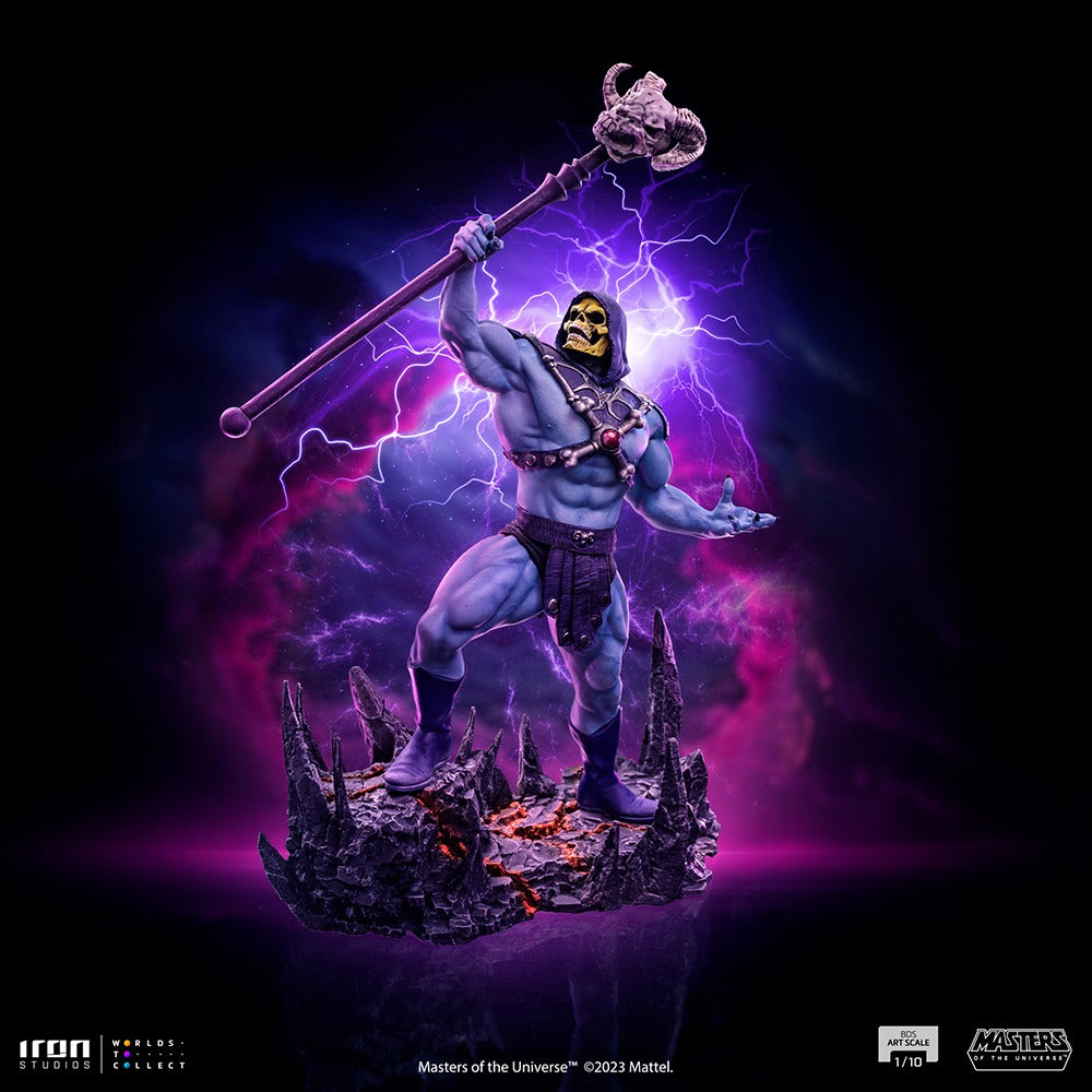 Estátua Esqueleto - He-man e os Mestres do Universo - BDS Art Scale 1/10 - Iron Studios