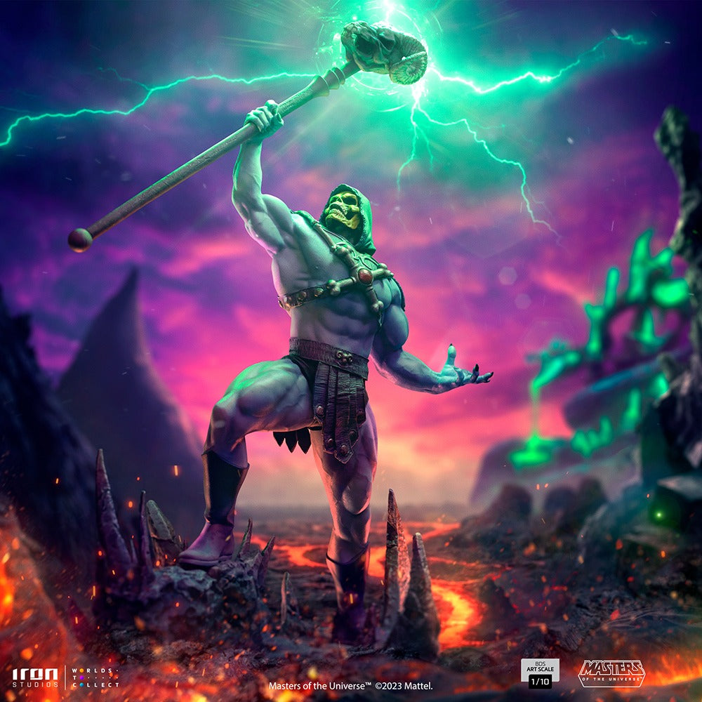 Estátua Esqueleto - He-man e os Mestres do Universo - BDS Art Scale 1/10 - Iron Studios