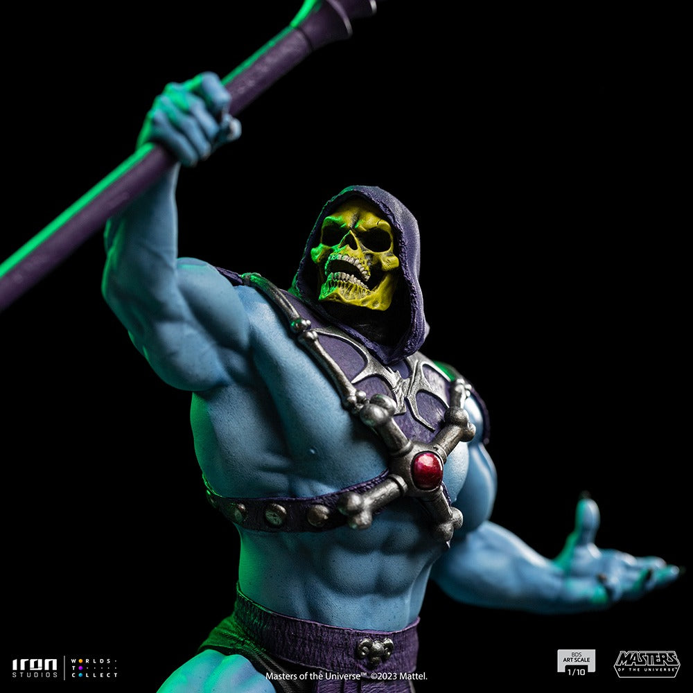 Estátua Esqueleto - He-man e os Mestres do Universo - BDS Art Scale 1/10 - Iron Studios
