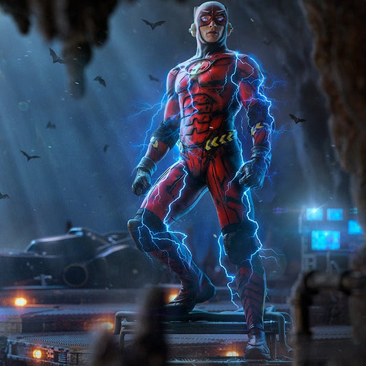 Estátua Flash Alternate Ver - The Flash Movie - Art Scale 1/10 - Iron Studios