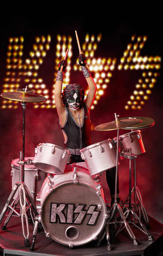 Estátua Peter Criss aka Cat - Kiss - Art Scale 1/10 - Iron Studios