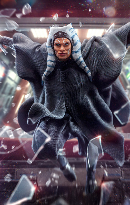 Estátua Ahsoka Tano Deluxe - Star Wars Ahsoka - Art Scale 1/10 - Iron Studios