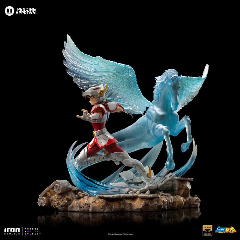 Estátua Pegasus Seiya Deluxe - Saint Seiya - Art Scale 1/10 - Iron Studios