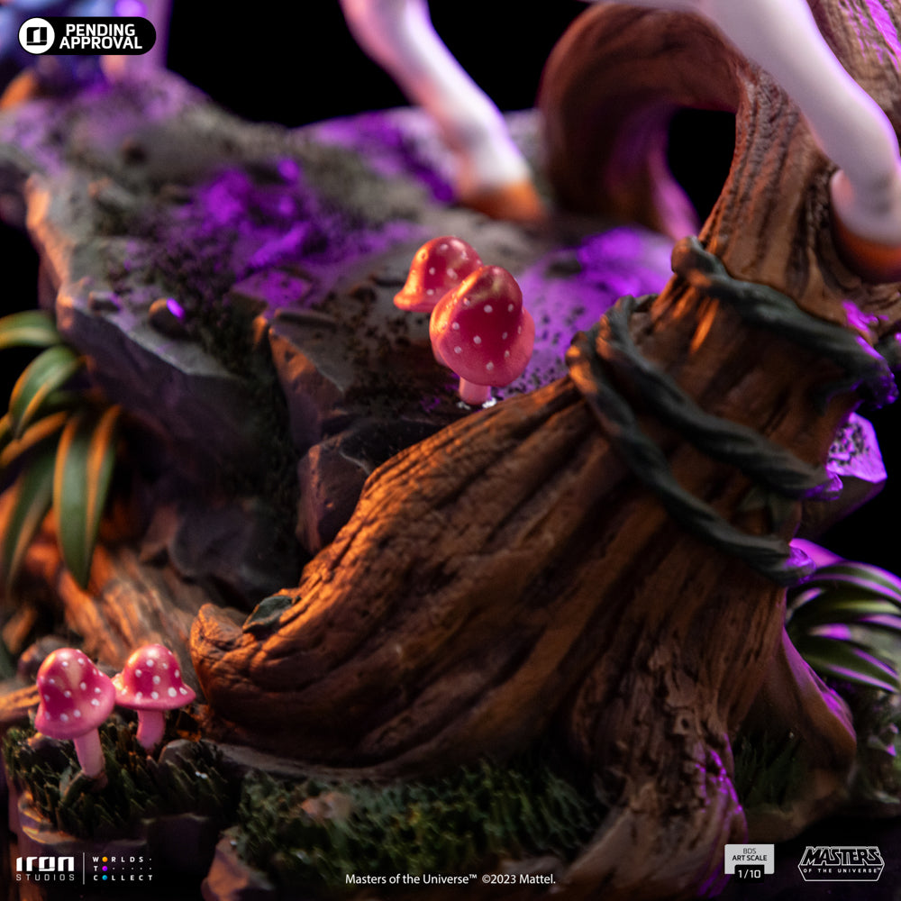 Estátua She-ra e Ventania Deluxe - He-man e os Mestres do Universo - Art Scale 1/10 - Iron Studios