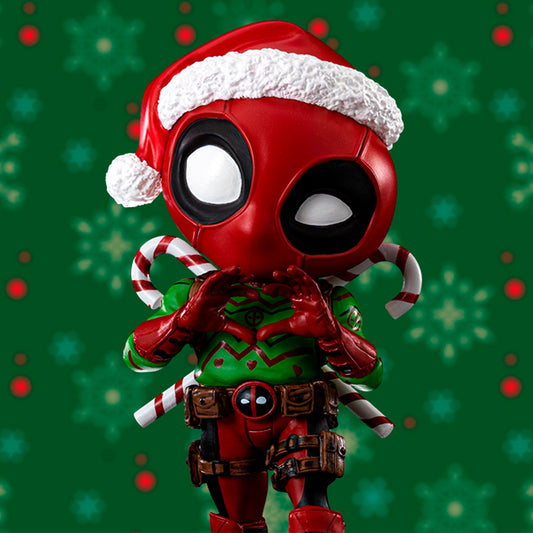 Estátua Deadpool Holidays Ver - Marvel Comics - MiniCo - Iron Studios