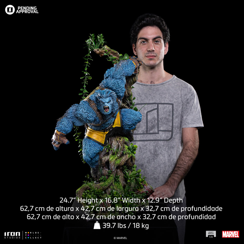 Estátua Beast - X-Men - Legacy Replica 1/4 - Iron Studios