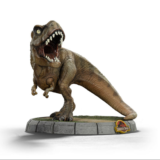 Estátua T-Rex 30TH Anniversary  - Jurassic Park - MiniCo - Iron Studios
