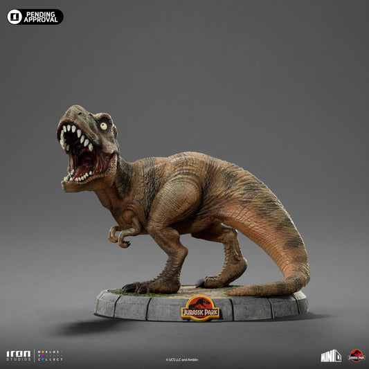 Estátua T-Rex 30TH Anniversary  - Jurassic Park - MiniCo - Iron Studios