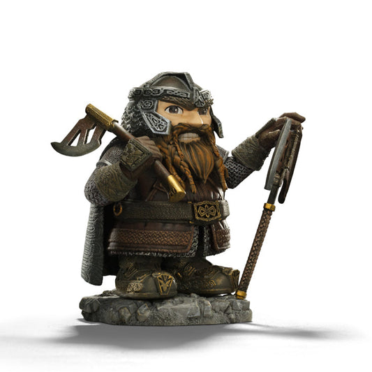 Estátua Gimli - O Senhor dos Anéis - MiniCo - Iron Studios