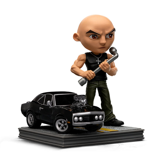 Estátua Dominic Toretto - Velozes e Furiosos - MiniCo - Iron Studios