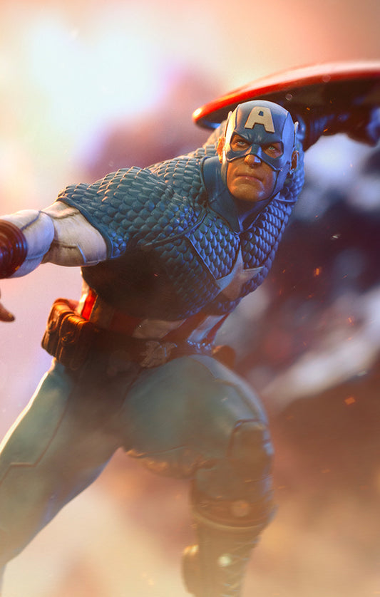 Estátua Capitão América - Infinit Gauntlet Diorama - BDS Art Scale 1/10 - Iron Studios