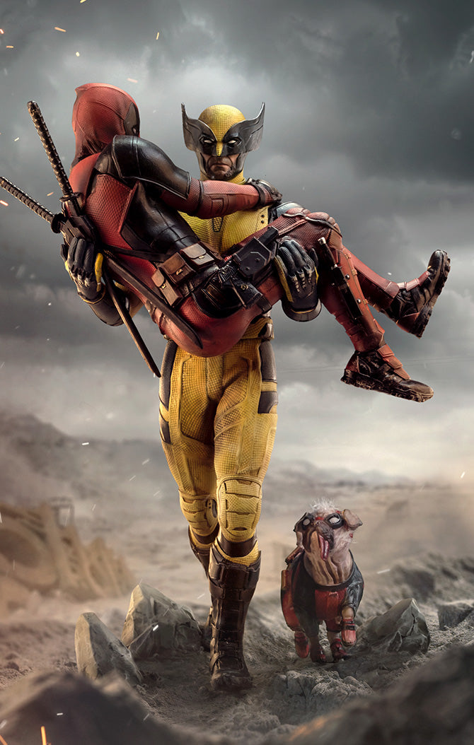 Estátua Deadpool and Wolverine - Deadpool and Wolverine Movie