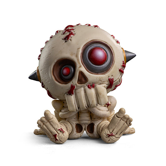 EMU こけし フィギュア Bart Skull #06　emu_bb 2021 木工アーティスト・EMUの人気作品「EMU boy」がミニチュアフィギュア化