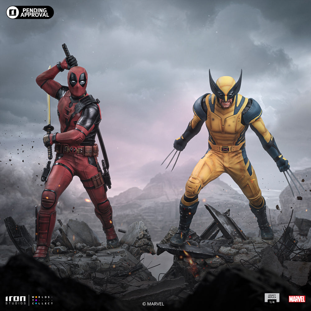 Estátua Deadpool - Deadpool & Wolverine - Legacy Replica 1/4 - Iron Studios