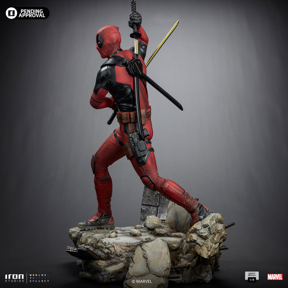 Estátua Deadpool - Deadpool & Wolverine - Legacy Replica 1/4 - Iron Studios