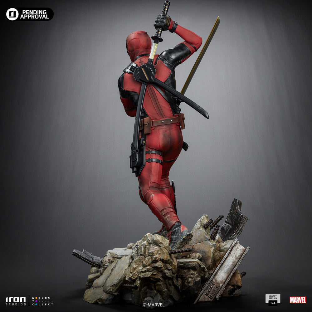 Estátua Deadpool - Deadpool & Wolverine - Legacy Replica 1/4 - Iron Studios