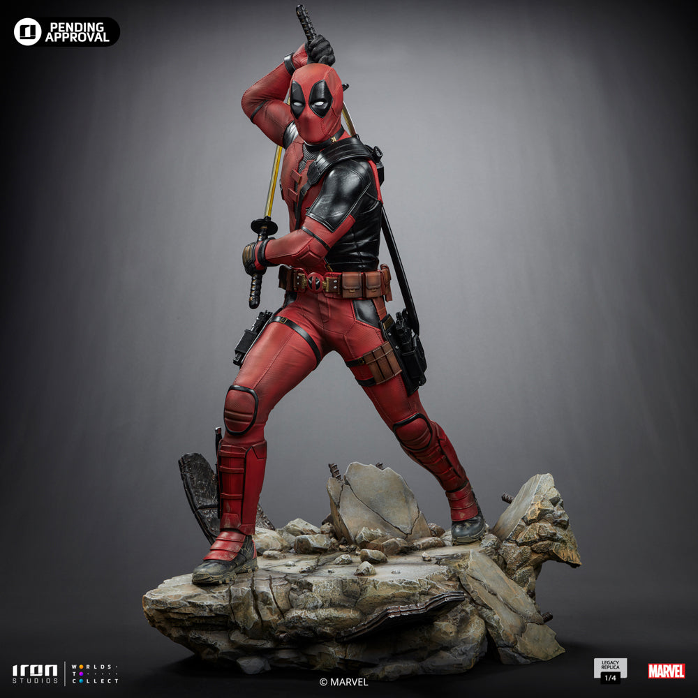 Estátua Deadpool - Deadpool & Wolverine - Legacy Replica 1/4 - Iron Studios