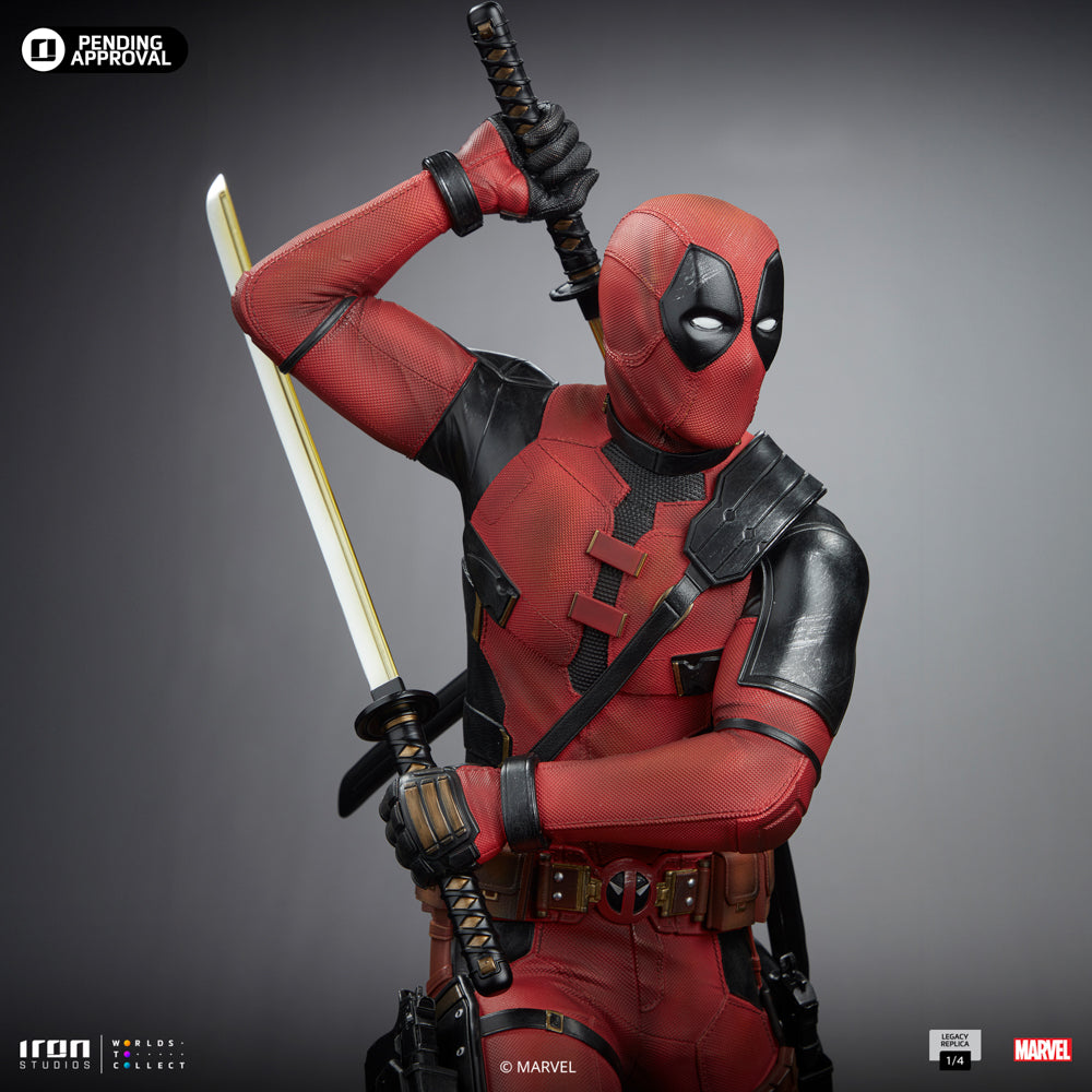 Estátua Deadpool - Deadpool & Wolverine - Legacy Replica 1/4 - Iron Studios