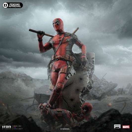 Estátua Deadpool - Deadpool & Wolverine - Art Scale 1/10 - Iron Studios