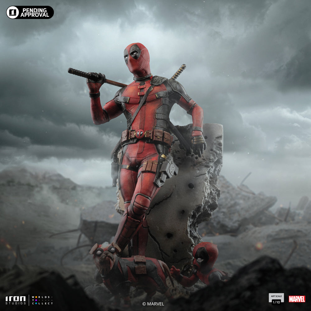 Estátua Deadpool - Deadpool & Wolverine - Art Scale 1/10 - Iron Studios
