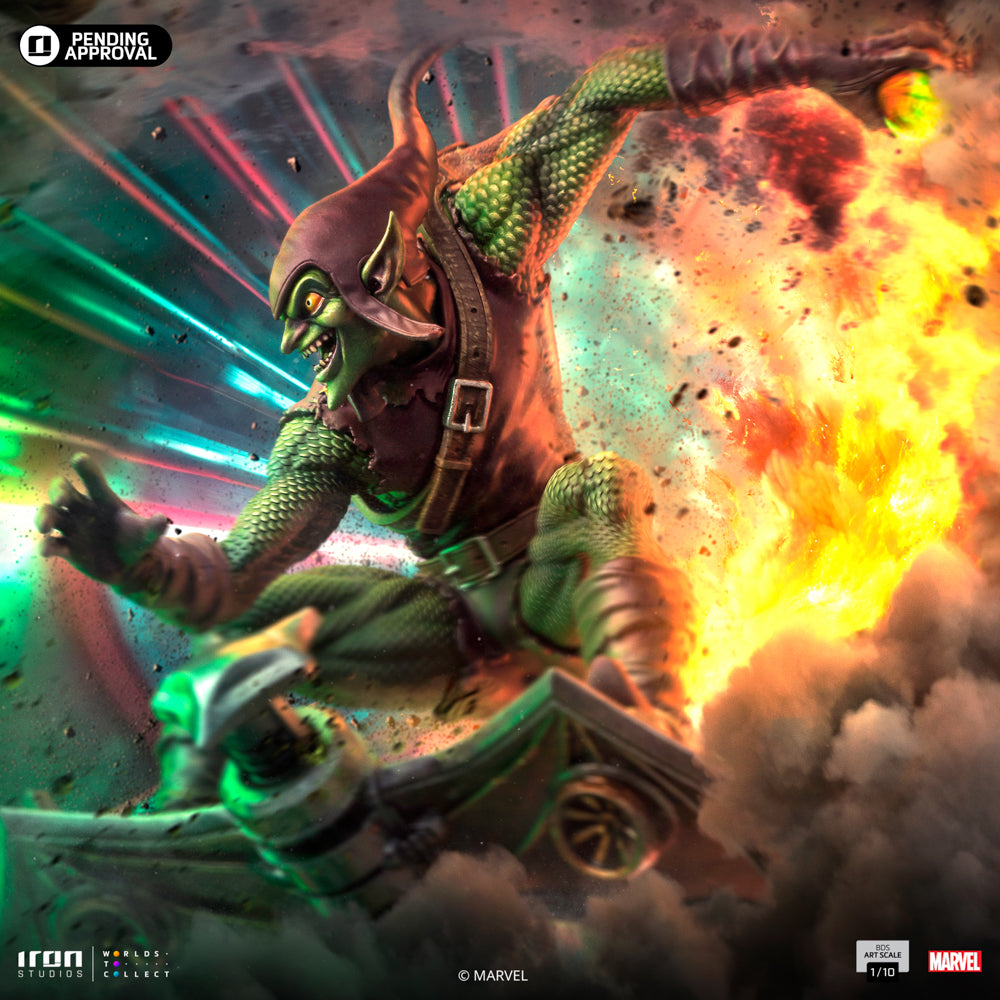 Estátua Duende Verde - Spider-man vs Villains Diorama - BDS Art Scale 1/10 - Iron Studios