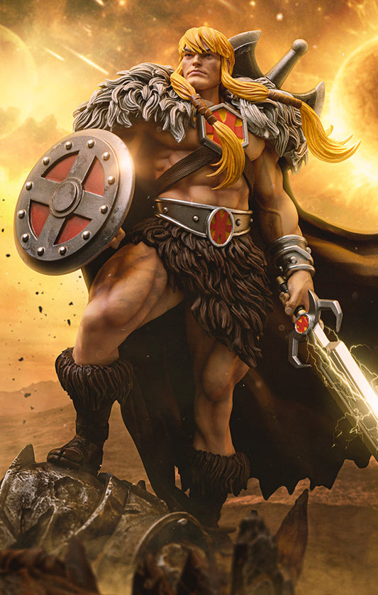 Estátua He-Man King Grayskull - He-Man e os Mestres do Universo - Art Scale 1/10 - Iron Studios