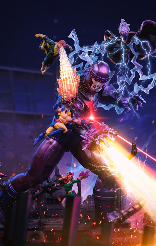 Estátua X-Men Danger Room Comics Diorama A - X-Men - Demi Scale 1/20 - Iron Studios