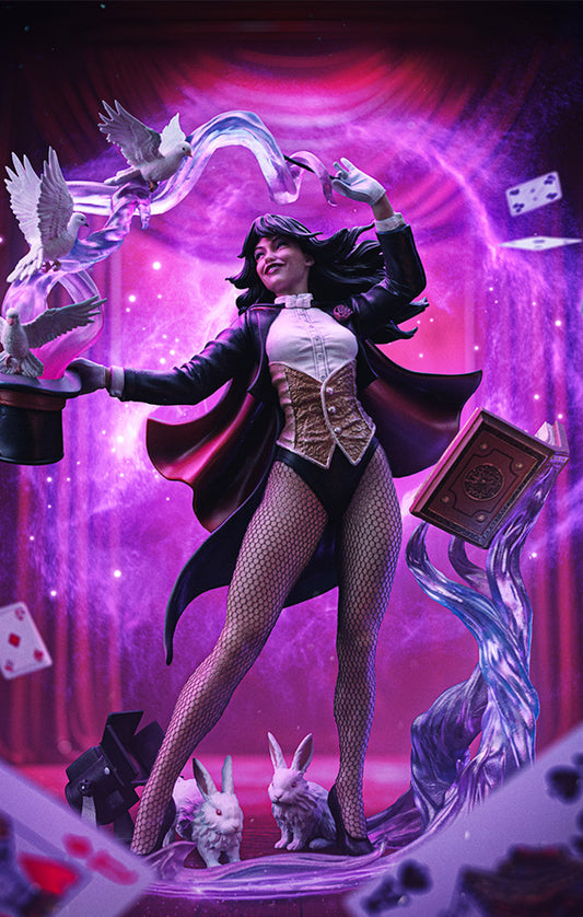 Estátua Zatanna - DC Comics Series #9 - Art Scale 1/10 - Iron Studios