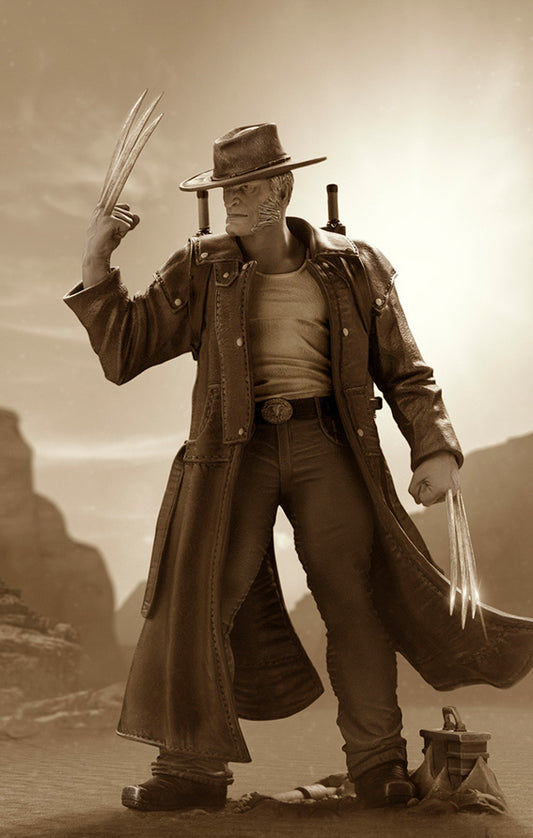Estátua Old Man Logan (Sepia Version) - X-Men - Art Scale 1/10 - Iron Studios