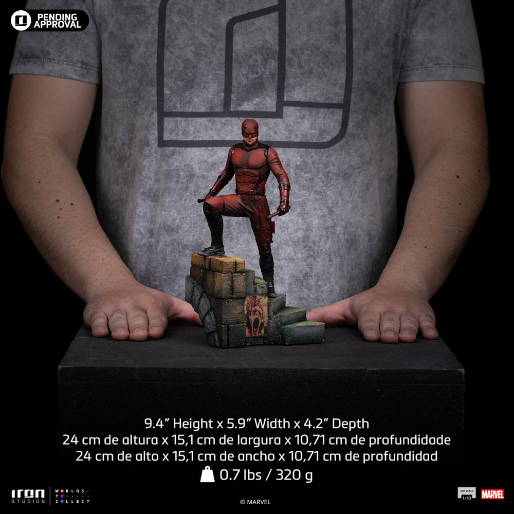 Estátua Daredevil - Daredevil: Born Again - Art Scale 1/10 - Iron Studios