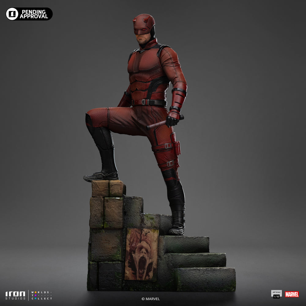 Estátua Daredevil - Daredevil: Born Again - Art Scale 1/10 - Iron Studios