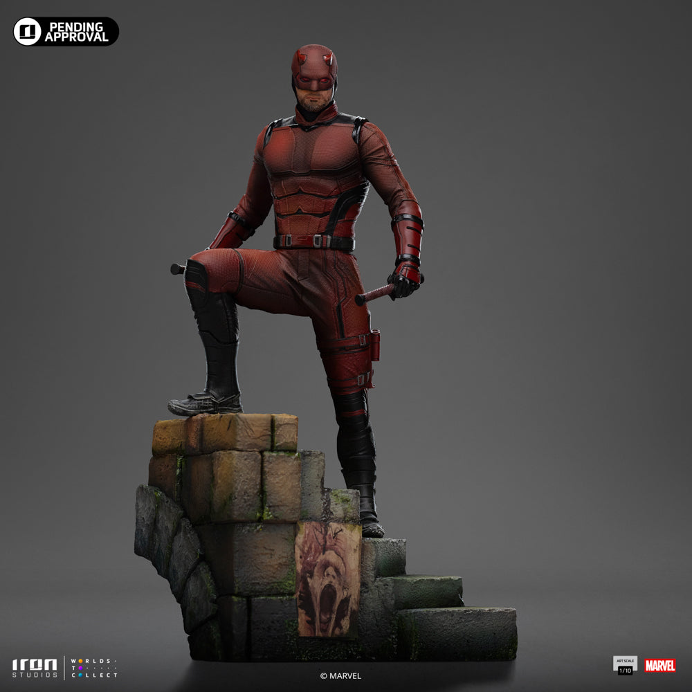 Estátua Daredevil - Daredevil: Born Again - Art Scale 1/10 - Iron Studios