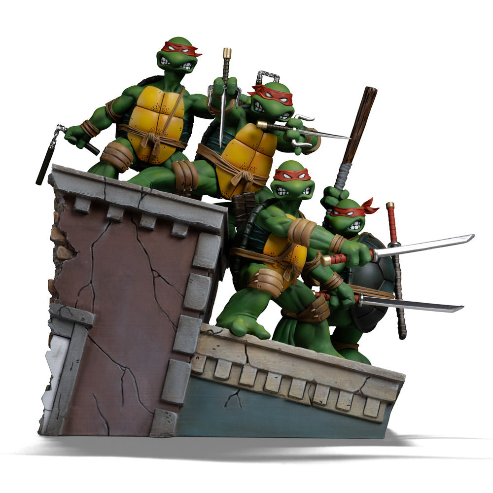 Estátua TMNT 1st Cover Set - Teenage Mutant Ninja Turtles - Art Scale 1/10 - Iron Studios